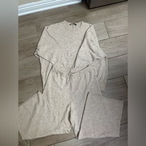 Jenni Kayne Cream Sweater Set